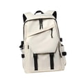 thumbnail image 3 of segolike Student Backpack Chic Lightweight Laptop Rucksack Bag for Travel Teens Women White, 3 of 9