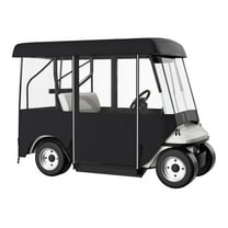 Golf Cart Enclosure 86'', 4-Person Cover - 300D Waterproof Golf Cart Driving Enclosure with Clear Windows - Fits EZGO, Club Car, Yamaha