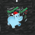 thumbnail image 4 of Inktastic I Want a Hippopotamus for Christmas Hippo in Santa Hat Women's T-Shirt, 4 of 5
