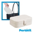 thumbnail image 4 of Caja de Joyería Bluelander para Viaje de Cuero y Terciopelo. Bluelander Blanco, 4 of 6