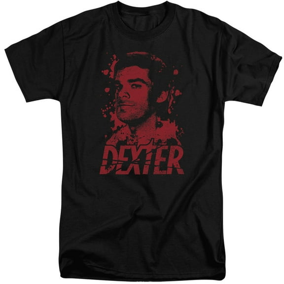 Dexter Born In Blood Adult Tall T-Shirt Black