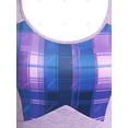 thumbnail image 3 of Vestido Midi Swing a Cuadros Tamaño Plus Rosegal  Vestidos casuales de talla grande, 3 of 5