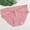 c01Red, variant on Womens Solid Color Threaded Breathable Low Waisted Cotton Panties Lace Briefs Cotton Hipster Ladies Panties Underpants Gray L