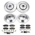 thumbnail image 2 of PowerStop Front and Rear Z23 Evolution Sport Carbon-Fiber Ceramic Brake Pad and Drilled & Slotted Rotor Kit Fits: INFINITI Select Models K8878, 2 of 7