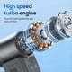 thumbnail image 3 of Aspiradora y Sopladora de Aire Eléctrica de 130.000 RPM, Recargable, con Motor Sin Escobillas de 5 Velocidades, para Coche, Ordenador, Hogar y Exteriores., 3 of 5