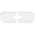 thumbnail image 2 of 28"W x 14"H x 6"ID x 9 3/4"C x 1"P Emerald Architectural Grade PVC Contemporary Ceiling Medallion, Two Piece, 2 of 11