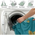 thumbnail image 3 of Football Jacksonville Sherpa Throw Blanket,Double Layer Fabric Warm Blankets,Ultra Soft Flannel Blankets for Football Fans Gifts 60" X 50", 3 of 6