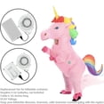 thumbnail image 2 of Disfraz inflable Mini Blower Fan Wittocs, blanco, para dinosaurio, 2 of 8