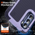 thumbnail image 5 of JTCASES for Motorola Moto G 5G 2022 Case, Hybird PC TPU Anti-slip, Shockproof  Bumper, Military Drop Resistant, Rugged Heacy Duty Full Body Protective Shell, Slim Fit for Girls Men Lightpurple, 5 of 8