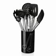 thumbnail image 1 of Amdohai Kitchen Utensils Set 8Pcs Silicone Non-stick Barreled Cooking Utensils Stainless, 1 of 4