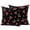 Black Red, variant on 2 Pack Outdoor Waterproof Throw Pillow Covers,Watercolor Cherry Red Fruit Art Decorative Square Patio Pillowcases for Chair Couch Sofa 16x16in
