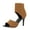 Brown, variant on Peep Toe Heels for Women Sexy Stiletto High Heels Dressy Slip on Knit Booties Sandals(Brown,9)