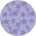thumbnail image 1 of Ahgly Company Tapis Rond Lavable en Machine Intérieur Transitionnel Violet Moyen, 3 Pieds Rond, 1 of 7
