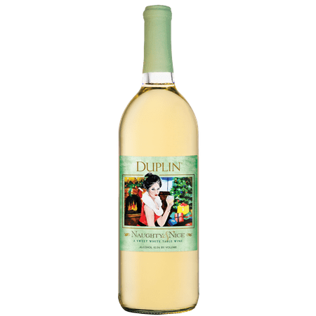 Duplin Naughty & Nice Sweet White Table Wine, North Carolina, 750 ml Glass Bottle, 10.5% ABV