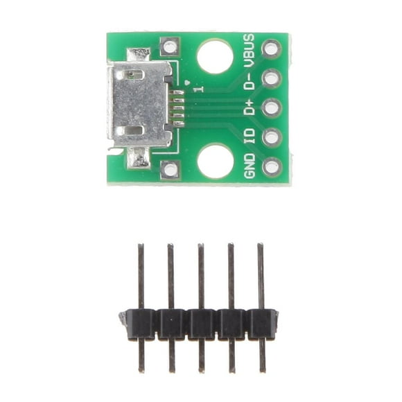 S SERENABLE MICRO USB to Adapter Pin Female Connector B Type Pcb Converter