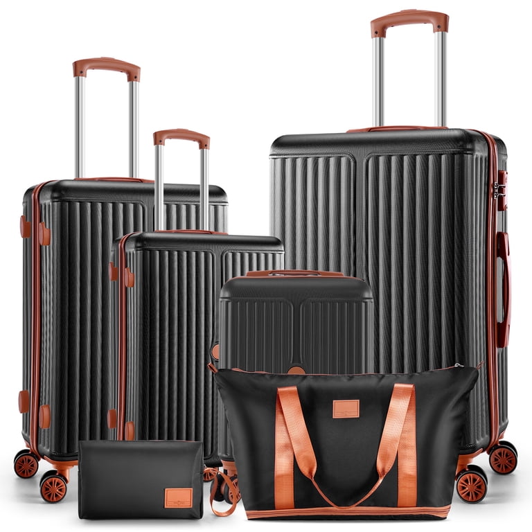 SA 720gr スカジット マルチティップ セット SANOPY 6-Piece Luggage Set with Cosmetic Bag & Duffle, 16” + 20” +