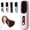 Pink, variant on Go Brush Pro, Portable Straightener Brush, Rechargeable Gobrush Pro Hair Straightener Comb Brush (10pcs )