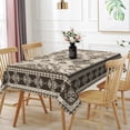 thumbnail image 5 of RisChhery Boho Paisley Waterproof Tablecloth,Indoor Outdoor Table Cover,Stain Resistant,60x84 inch, 5 of 6