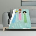 thumbnail image 6 of The Powerpuff Girls Anti-Pilling Flannel 32"X48" Super Soft Plush Air Condition Quilt Fluffy Warm Cozy Decorative Blankets, 6 of 7