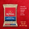thumbnail image 3 of Authentic Royal Basmati White Rice, 10 lbs, 3 of 10