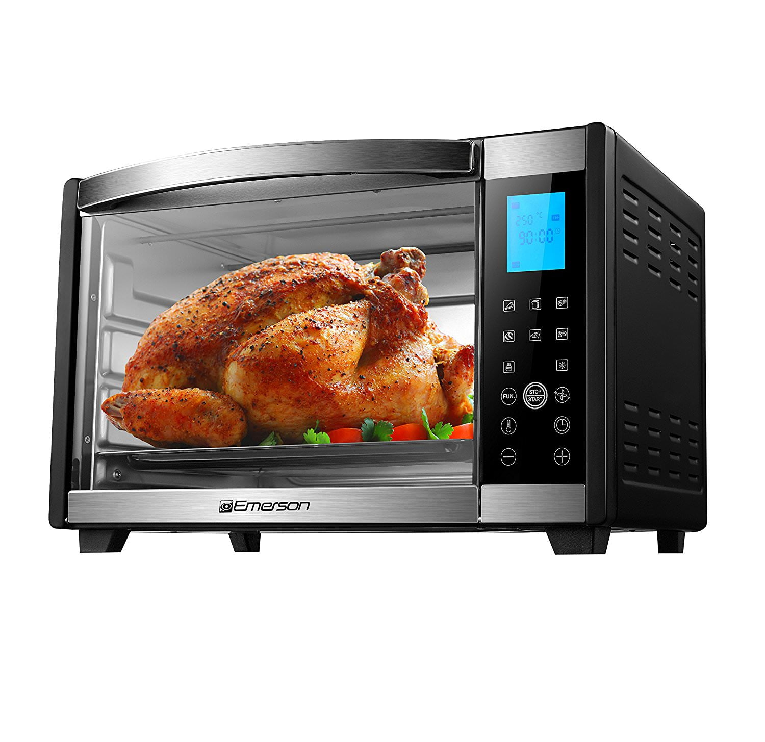Emerson 6-Slice Convection & Rotisserie Countertop Toaster Oven with