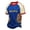 Blue, variant on Mexico 2026 Soccer Cup Jersey for Men, Crew Neck Short Sleeve T-Shirt, Retro Winged Totem & Gold Letter Graphic Sports Soccer Top, Breathable Fan Support Tee, Casual Summer Shirt, 1 Pack Black L