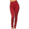 thumbnail image 2 of jeans Longs Unis pour Femmes, Taille Haute, Denim Classique, 2 of 5