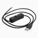 thumbnail image 1 of Cable de alimentación USB 2 pines USB 2.0 Extensión de cable macho DIY con interruptor (Negro) WDOplteas Para estrenar, 1 of 9