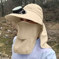 thumbnail image 2 of Hogarize Women's Mesh Sun Protection Fan Hat with Solar Charging,UV Protection Sunshade Hat for Outdoor Cooling and Summer Travel, 2 of 4