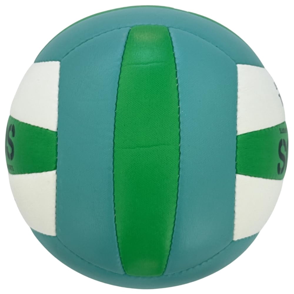 Almos Training Volleyball for Club, Indoor and Outdoor Play, Official Size 5 – Green  Turquoise