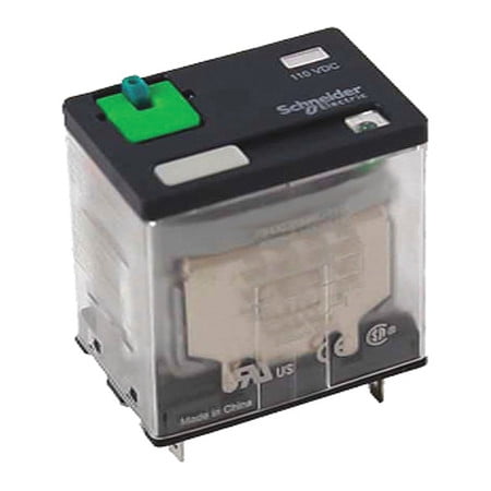 Plug In Relay, 14 Pins, Square, 24VDC SCHNEIDER ELECTRIC - Walmart.com