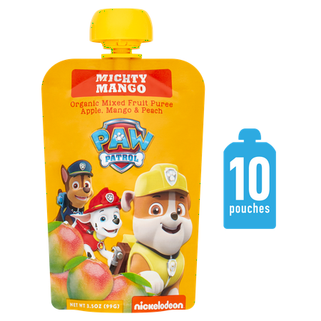 Mighty Mango Organic Toddler Mixed Fruit Squeeze Pouch 3.5 oz. (Pack of 10)