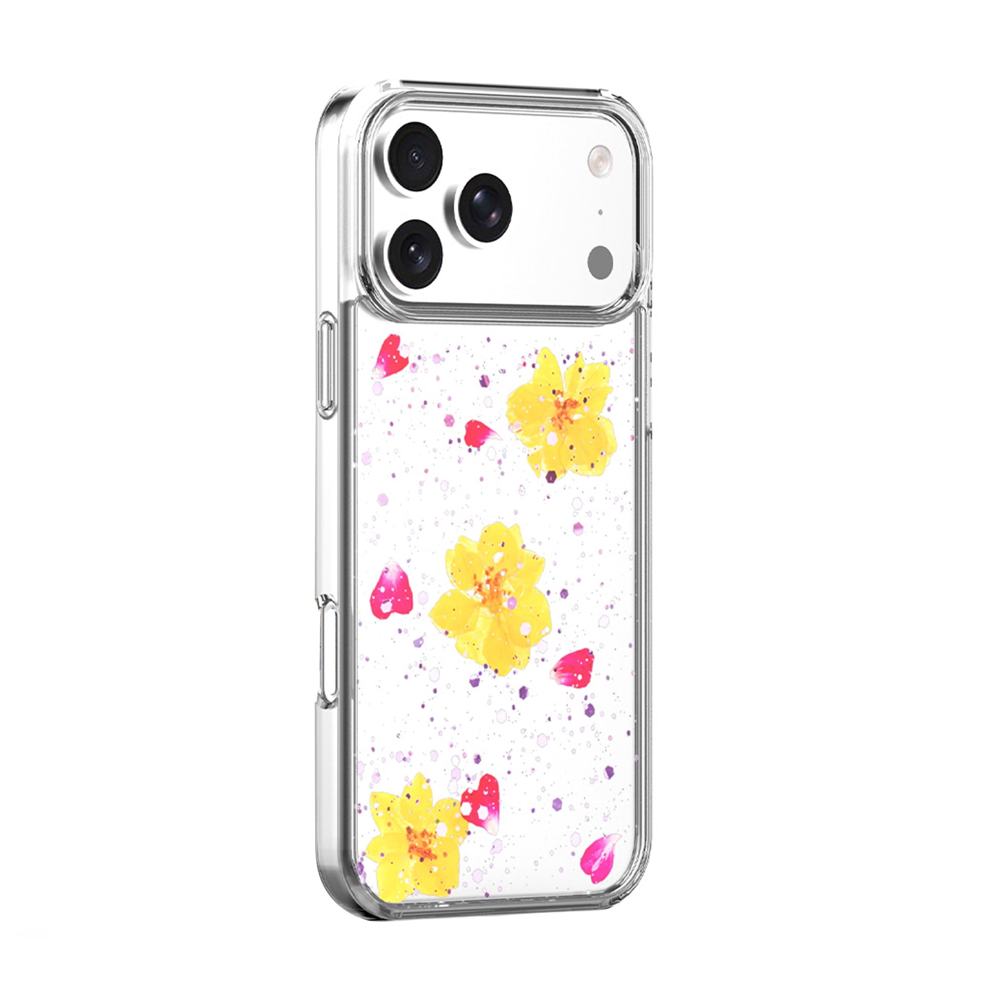 Floral Bloom Design Case for iPhone 17 Pro Max - Diagonal Daisy