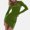 Green, variant on pstuiky Plus Size Dresses, Women's Color Design Sense Fashion Irregular Round Neck Sexy Tight Dress Denim Dresses Clearance