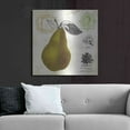 thumbnail image 6 of Luxe Metal Art 'Pear Notes' by Studio Mousseau, Metal Wall Art, 36"x36", 6 of 7