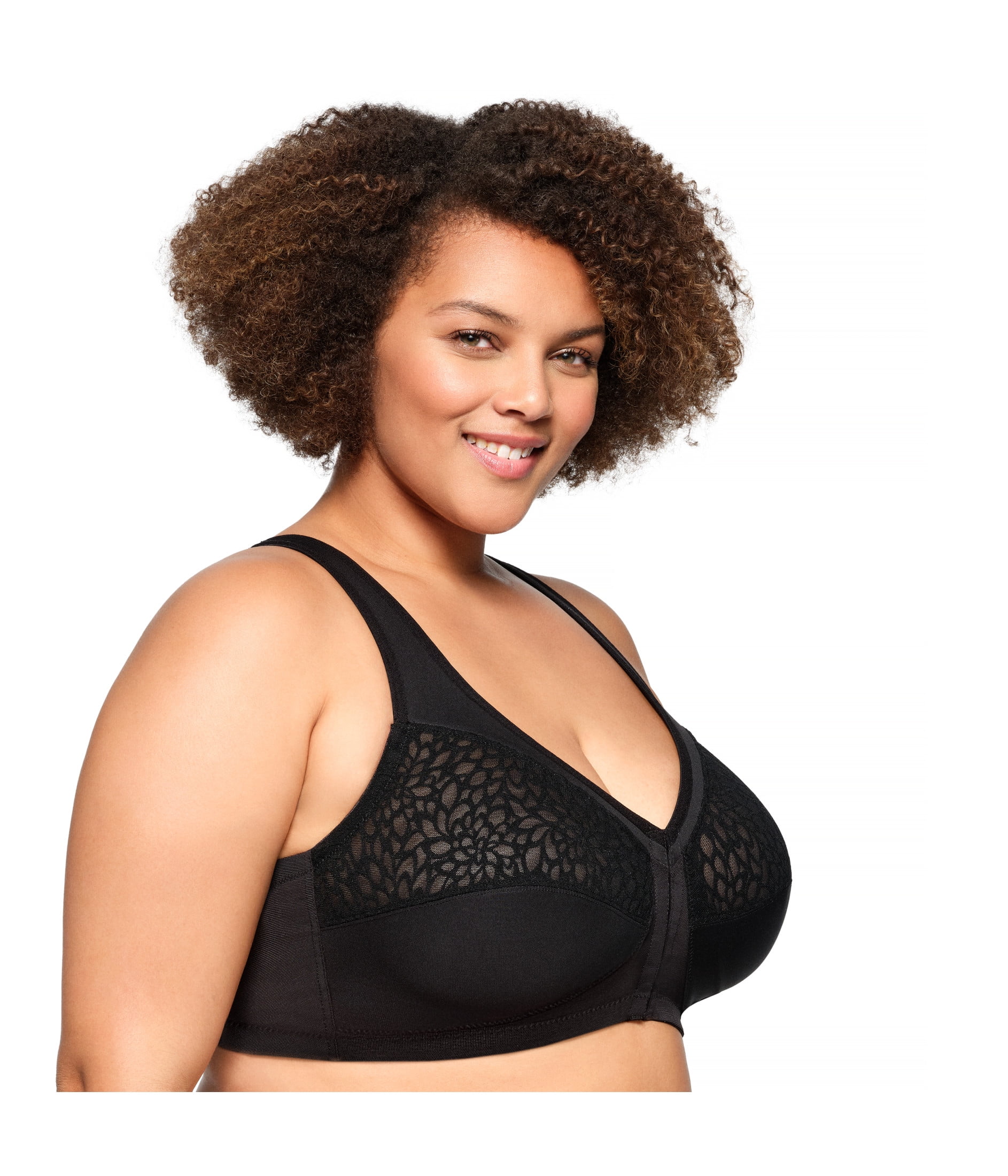 Glamorise MagicLift Front-Closure Racerback Wirefree Bra 1206 (Women's & Women's Plus)