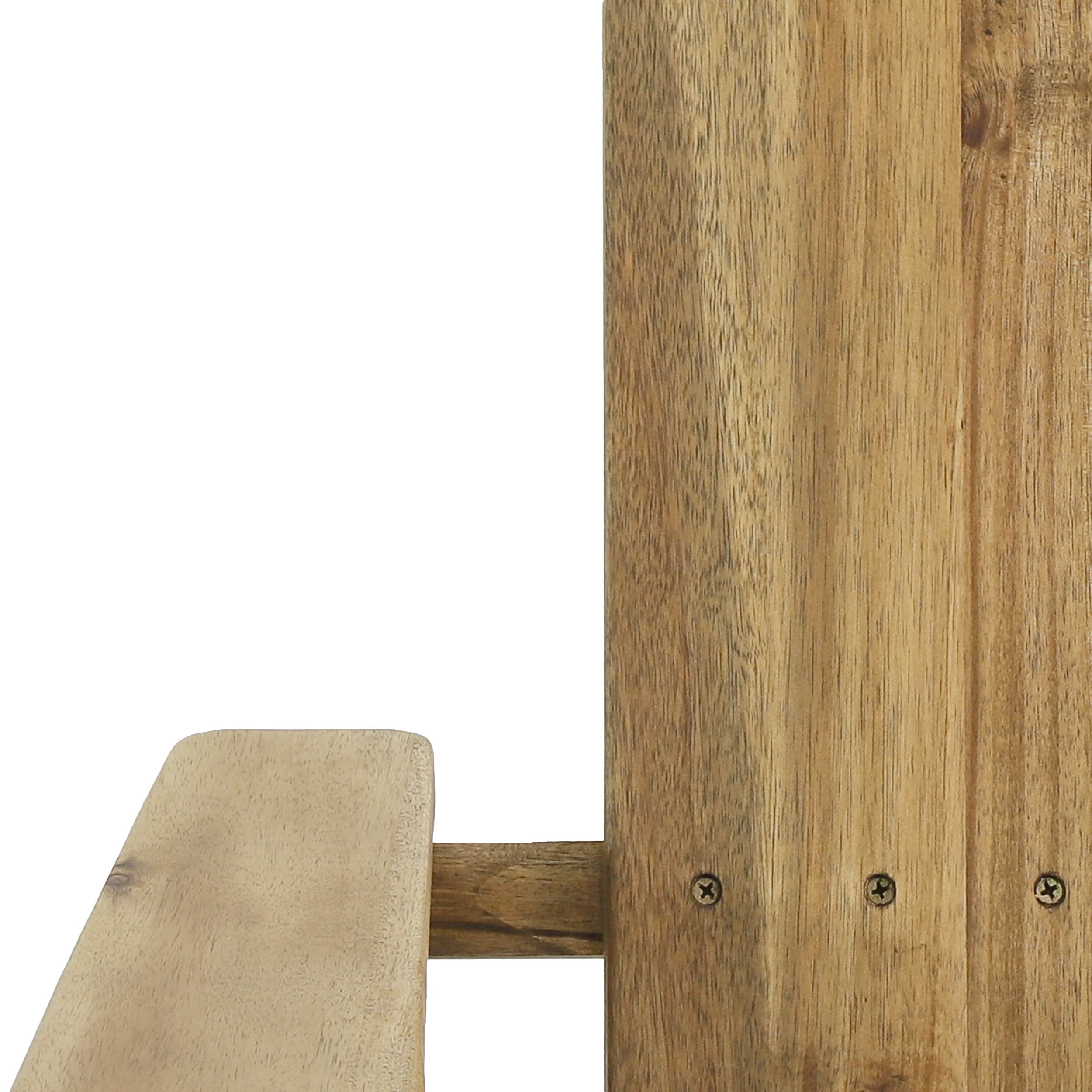 Eliphaz Acacia Wood Outdoor Foldable Adirondack Chairs, Set of 2, Natural