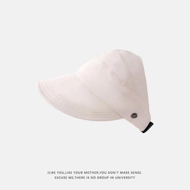Sombrero de pescador con parte superior vacía y protección solar para verano, sombrero para el sol para mujer, gorra del mismo estilo Ruth, sombrero protector solar con circunferencia de cabeza grande