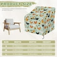 thumbnail image 5 of Renewold Patio Chair Covers Waterproof Heavy Duty Outdoor Stack of Chair Cover for Outdoor Furniture, Patio, Deck, and Porch, 29"W x 33"D x 36"H, Chicken Rooster Butterfly Sunflower, 5 of 7