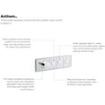 thumbnail image 5 of Kohler K-26347-9 Anthem Three Function Thermostatic Valve Trim Only - Black, 5 of 7