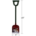 thumbnail image 7 of Attraction Design Snow Shovel for Kids Christmas Decoration, 23 x 5 Inch Small Metal Shovel Wood Handle Garden Tool with Decorative Christmas Snowman Pattern Xmas Gift for Children (Snowman Shovel), 7 of 7