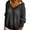 01-Black, variant on Women's Hollow Out Crochet Sweater Long Sleeve Drop Shoulder Pullover Hoodie Knitwear 01-Black S