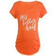thumbnail image 1 of CafePress - His Better Half - Maternity Dark T-Shirt, 1 of 1