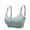 Gray, variant on Mlzmgr Wireless Bras for Women Adjustable Strap Scoop Neck High Support Underwear Comfort Sports Bras