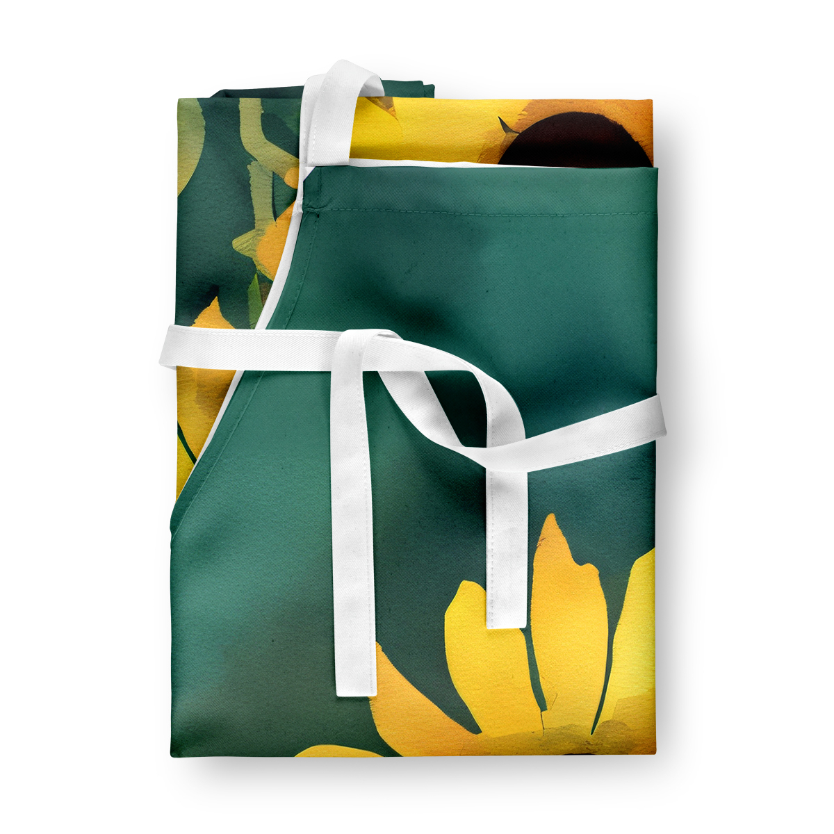 Wyoming Indian Paintbrush in Watercolor Apron