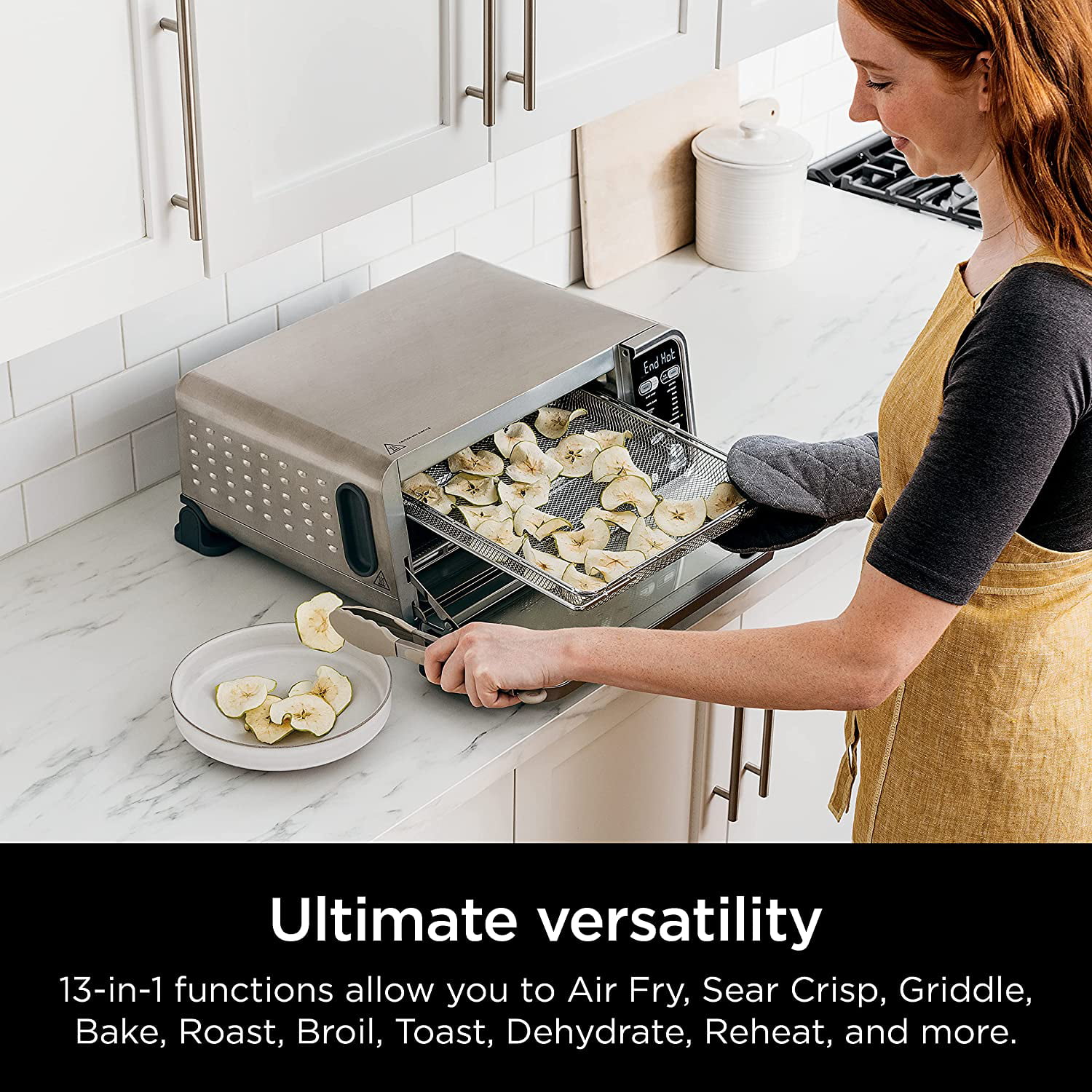 Ninja – Foodi Convection Toaster Oven with 11-in-1 Functionality with Dual  Heat Technology and Flip functionality – Silver Model:FT301SKU:6471088 –  The Market Depot