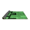 thumbnail image 2 of Ahgly Company Indoor Square Abstract Emerald Green Modern Area Rugs, 7' Square, 2 of 4