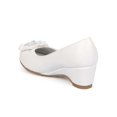 thumbnail image 3 of New Girl Little Angel Joy-876E Leatherette Round Toe Flower Petal Gem Wedge Pump, 3 of 5