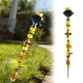 thumbnail image 2 of Fairy Wand Beaded Garden Stakes, Bee Garden Stakes Fairy Wand DIY Beaded Stakes, Garden Decor Includes Crystal Stopper Top, Bee Pendant, for Craft Supply, Outdoor Decorations, Black, 2 of 7