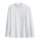 thumbnail image 1 of pstuiky camisas de manga larga para hombre, Blusas de cuello redondo, sueltas, informales, cómodas, lisas, de manga larga, para hombre Tops casuales para hombres xxl, 1 of 8